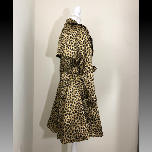 PHILLIPE DEREY Jackets & Blazers - PHILIPPE DEREY Cheeta Trench Coat INCREDIBLE